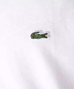 T-Shirt Col V En Jersey De Coton Pima Uni | Lacoste Online