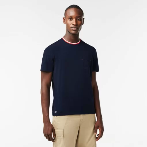 T-Shirt De Pyjama A Col Contraste | Lacoste Shop