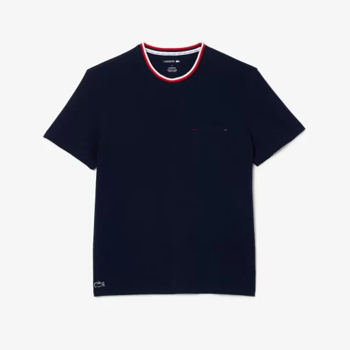 T-Shirt De Pyjama A Col Contraste | Lacoste Shop