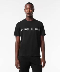 T-Shirt De Pyjama Avec Inscriptions En Jersey | Lacoste Hot