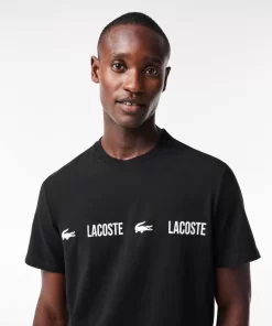 T-Shirt De Pyjama Avec Inscriptions En Jersey | Lacoste Hot