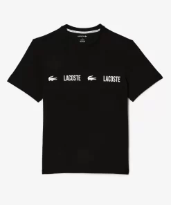 T-Shirt De Pyjama Avec Inscriptions En Jersey | Lacoste Hot