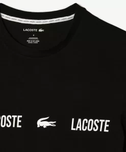 T-Shirt De Pyjama Avec Inscriptions En Jersey | Lacoste Hot