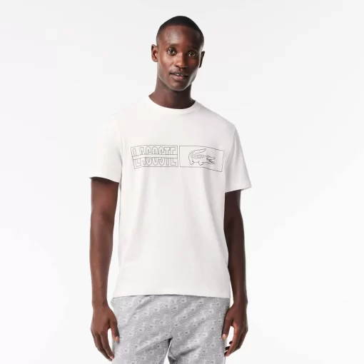 T-Shirt D'intérieurImprime En Jersey De Coton | Lacoste Shop