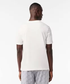 T-Shirt D'intérieurImprime En Jersey De Coton | Lacoste Shop