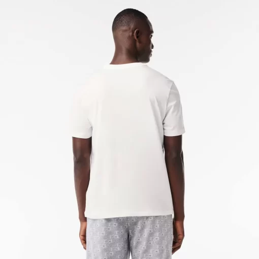 T-Shirt D'intérieurImprime En Jersey De Coton | Lacoste Shop