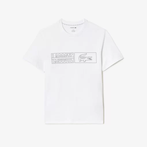 T-Shirt D'intérieurImprime En Jersey De Coton | Lacoste Shop