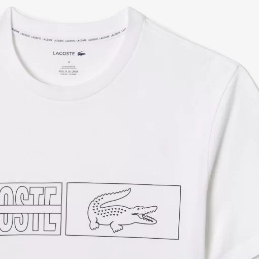 T-Shirt D'intérieurImprime En Jersey De Coton | Lacoste Shop