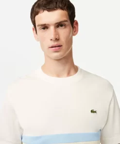 T-Shirt Fabrique En France A Rayures Contrastees | Lacoste Outlet