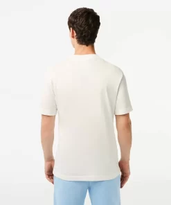 T-Shirt Fabrique En France A Rayures Contrastees | Lacoste Outlet