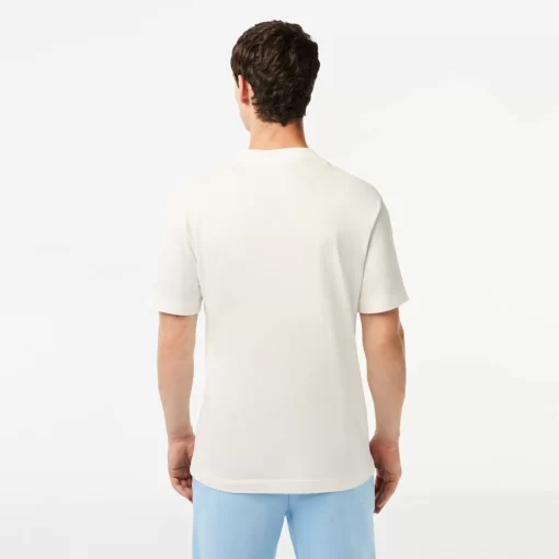 T-Shirt Fabrique En France A Rayures Contrastees | Lacoste Outlet