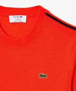 T-Shirt Fabrique En France En Lyocell Et Laine | Lacoste New