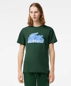 T-Shirt Homme Imprime En Jersey De Coton | Lacoste Online