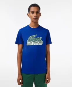 T-Shirt Homme Imprime En Jersey De Coton | Lacoste Online