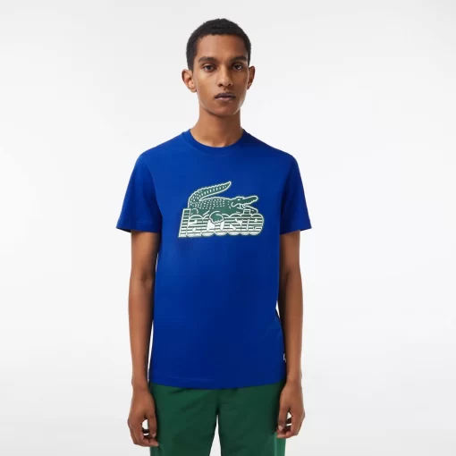 T-Shirt Homme Imprime En Jersey De Coton | Lacoste Online