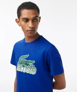 T-Shirt Homme Imprime En Jersey De Coton | Lacoste Online