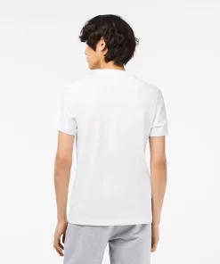 T-Shirt Homme Imprime En Jersey De Coton | Lacoste Flash Sale