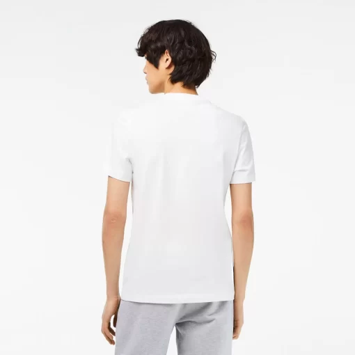 T-Shirt Homme Imprime En Jersey De Coton | Lacoste Flash Sale