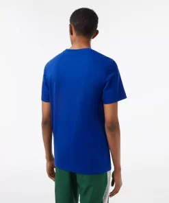 T-Shirt Homme Imprime En Jersey De Coton | Lacoste Online