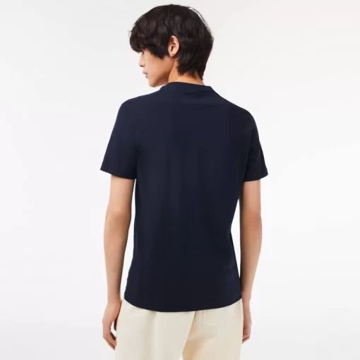 T-Shirt Homme Imprime En Jersey De Coton | Lacoste Cheap