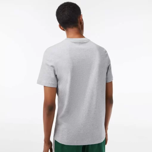 T-Shirt Homme Imprime En Jersey De Coton | Lacoste Flash Sale