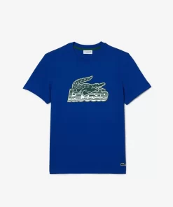 T-Shirt Homme Imprime En Jersey De Coton | Lacoste Online