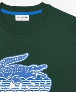 T-Shirt Homme Imprime En Jersey De Coton | Lacoste Online