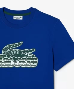 T-Shirt Homme Imprime En Jersey De Coton | Lacoste Online