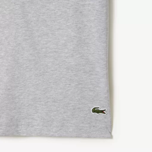 T-Shirt Homme Imprime En Jersey De Coton | Lacoste Flash Sale