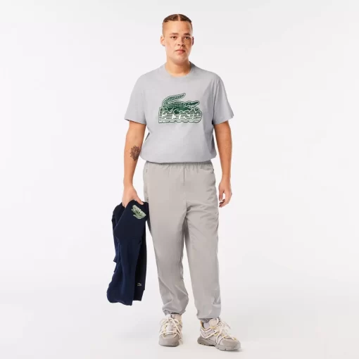 T-Shirt Homme Imprime En Jersey De Coton | Lacoste Flash Sale