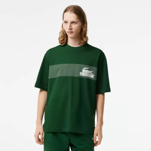 T-Shirt Homme Loose Fit Imprime Inspiration Tennis | Lacoste Best