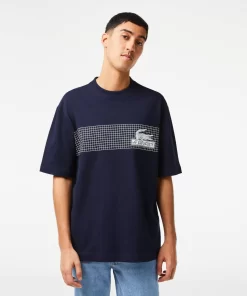 T-Shirt Homme Loose Fit Imprime Inspiration Tennis | Lacoste Cheap