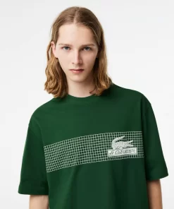 T-Shirt Homme Loose Fit Imprime Inspiration Tennis | Lacoste Best