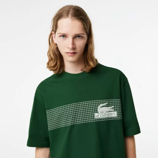 T-Shirt Homme Loose Fit Imprime Inspiration Tennis | Lacoste Best