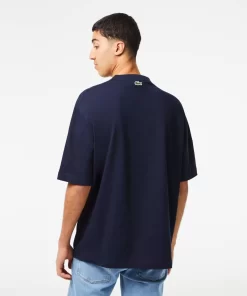 T-Shirt Homme Loose Fit Imprime Inspiration Tennis | Lacoste Cheap