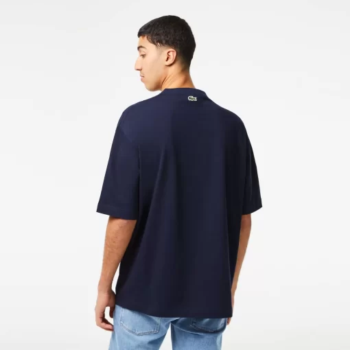 T-Shirt Homme Loose Fit Imprime Inspiration Tennis | Lacoste Cheap