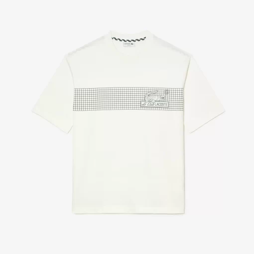 T-Shirt Homme Loose Fit Imprime Inspiration Tennis | Lacoste New