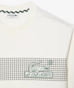 T-Shirt Homme Loose Fit Imprime Inspiration Tennis | Lacoste New