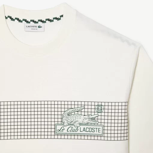 T-Shirt Homme Loose Fit Imprime Inspiration Tennis | Lacoste New