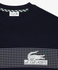 T-Shirt Homme Loose Fit Imprime Inspiration Tennis | Lacoste Cheap