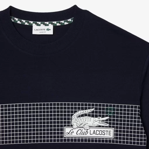 T-Shirt Homme Loose Fit Imprime Inspiration Tennis | Lacoste Cheap