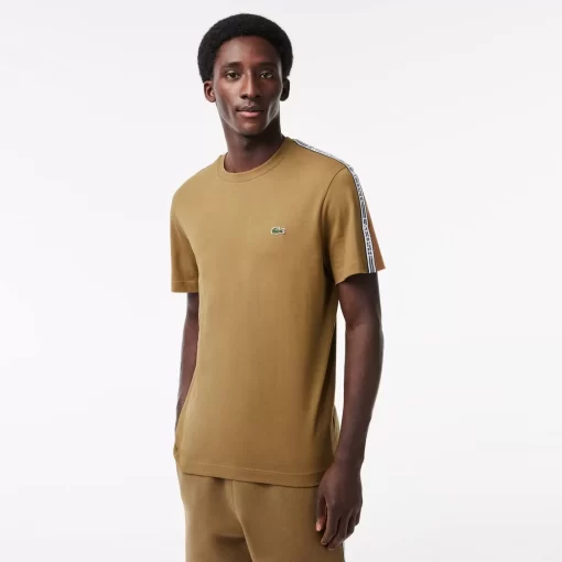 T-Shirt Homme Regular Fit Avec Bandes Siglees Contrastees | Lacoste Best