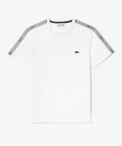 T-Shirt Homme Regular Fit Avec Bandes Siglees Contrastees | Lacoste Flash Sale