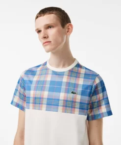 T-Shirt Homme Tennis Regular Fit Imprime Carreaux | Lacoste Fashion