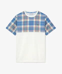 T-Shirt Homme Tennis Regular Fit Imprime Carreaux | Lacoste Fashion