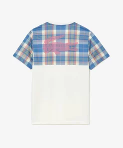 T-Shirt Homme Tennis Regular Fit Imprime Carreaux | Lacoste Fashion