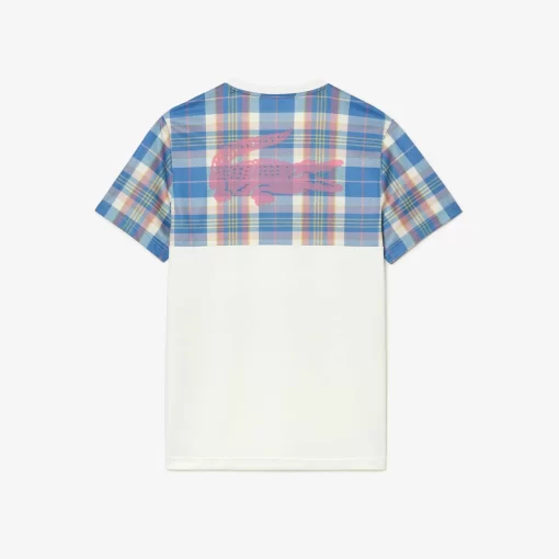 T-Shirt Homme Tennis Regular Fit Imprime Carreaux | Lacoste Fashion