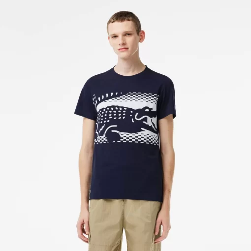 T-Shirt Homme Tennis X Novak Djokovic En Jersey | Lacoste Hot