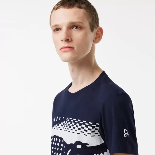 T-Shirt Homme Tennis X Novak Djokovic En Jersey | Lacoste Hot