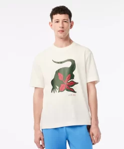 T-Shirt Homme X Netflix En Coton Biologique | Lacoste Best